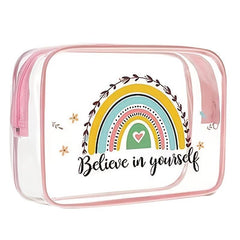 Transparent PVC Cosmetics Bag Waterproof Makeup Pouch Toiletry Wash Organizer