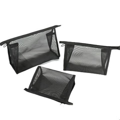 Travel Mesh Makeup Bag Portable Lightweight Toiletry Clear Storage Bag