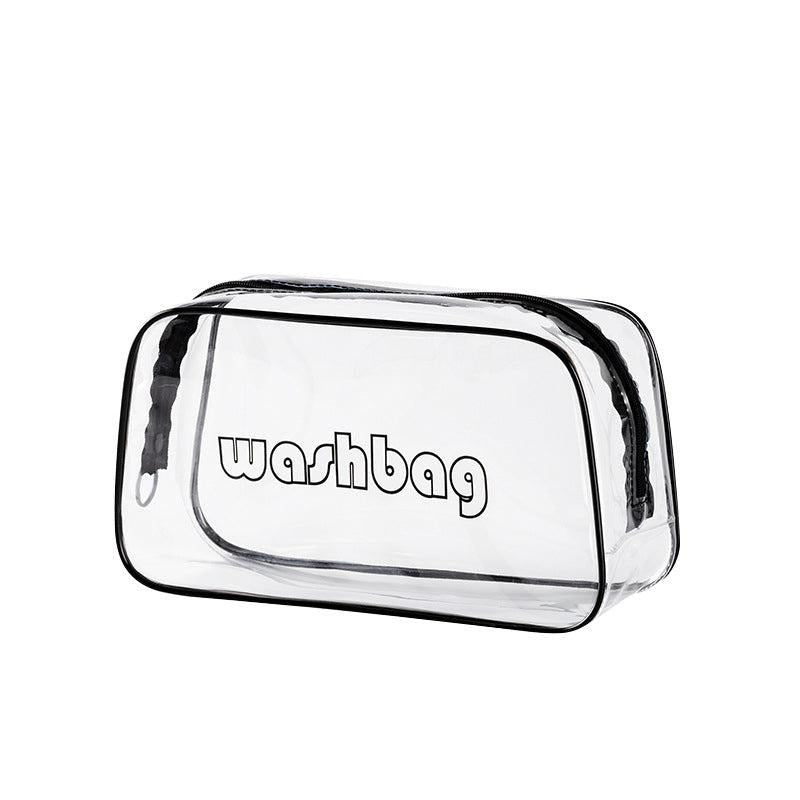 Clear Toiletry Bag Water Resistant Zipper Makeup Cosmetic Travel Organizer