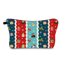 Christmas Makeup Bag Small Cosmetic Bags Waterproof Travel Toiletry Organizer