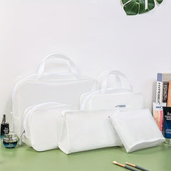 Waterproof Travel Toiletry Bag for Women Portable Makeup Pouch with Zipper