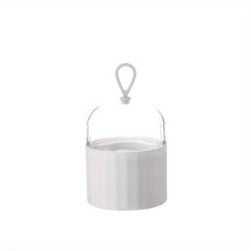 Makeup Sponge Holder Clear Cosmetic Blender Storage Box With Clear Lid