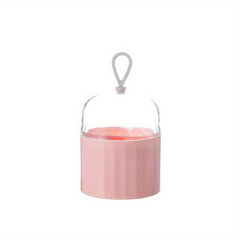Makeup Sponge Holder Clear Cosmetic Blender Storage Box With Clear Lid