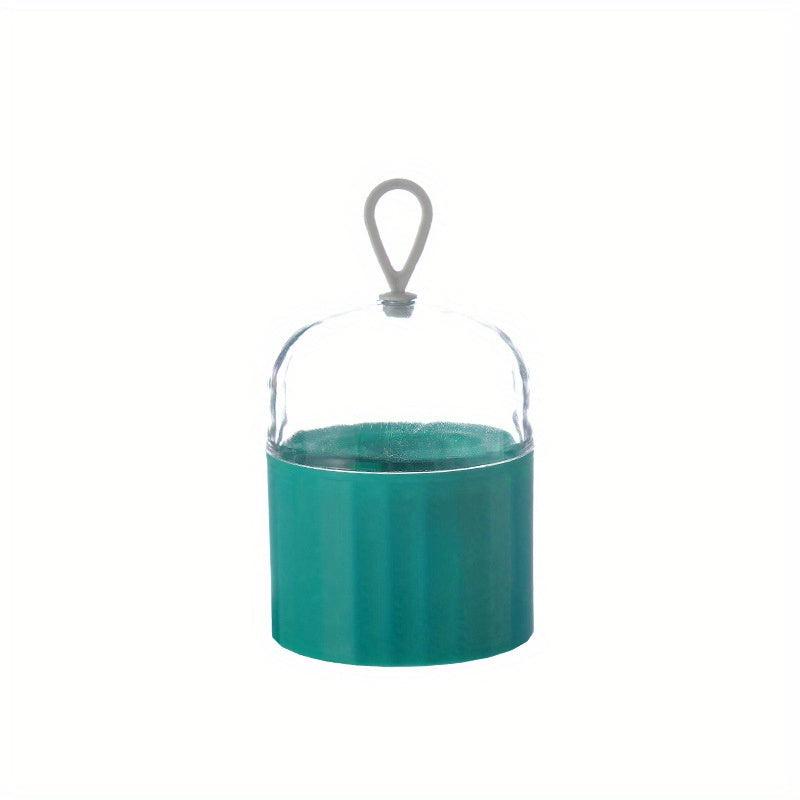 Makeup Sponge Holder Clear Cosmetic Blender Storage Box With Clear Lid