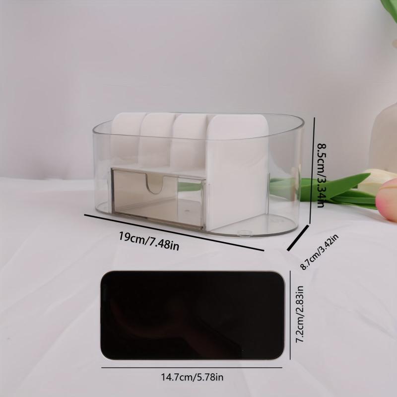 Acrylic Makeup Organizer Skincare Storage Cosmetic Display Case