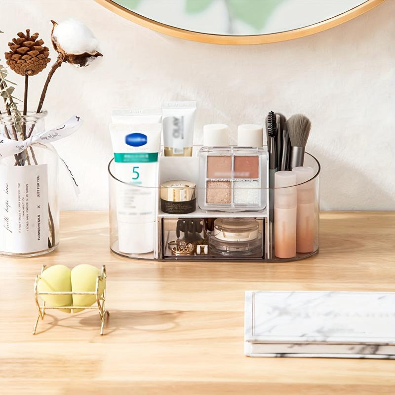 Acrylic Makeup Organizer Skincare Storage Cosmetic Display Case