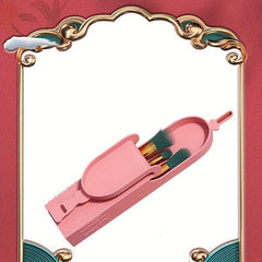 Travel Makeup Brush Holder Buckle Anti-fall Out Portable