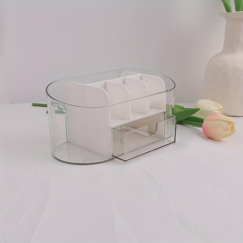 Desktop Storage Box Makeup Drawer Type Portable Grid Partition