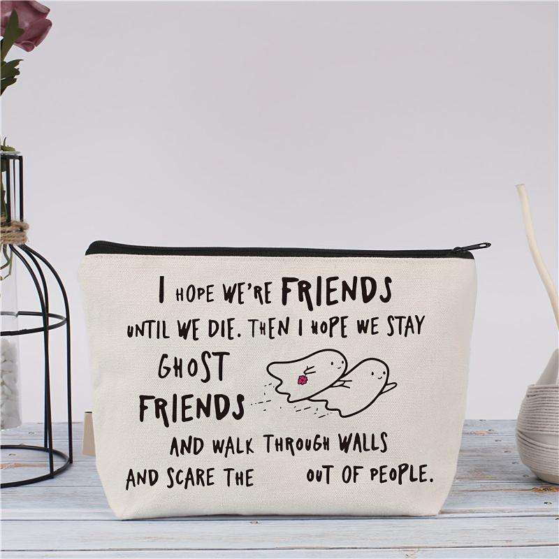 Women Friendship Cosmetic Makeup Bag For Friends Bff Birthday Christmas Gift