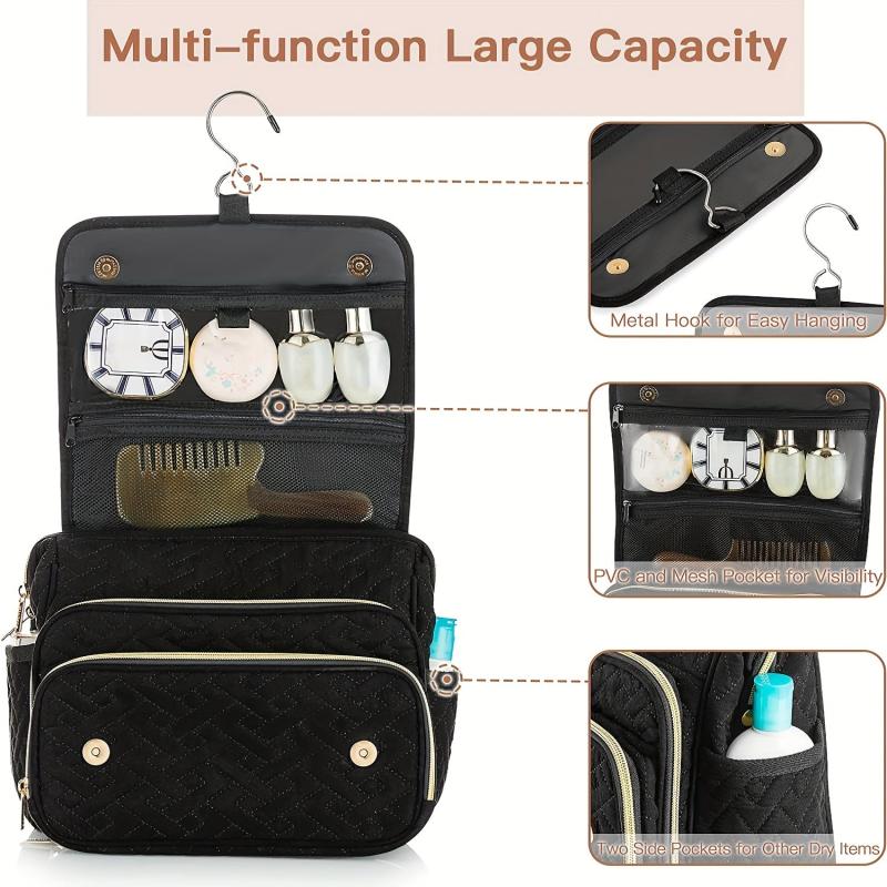 Women's Travel Toiletry Bag Makeup Organizer Waterproof Dopp Kit