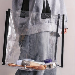Waterproof Beach Toiletry Bag Transparent Makeup Organizer Portable Storage