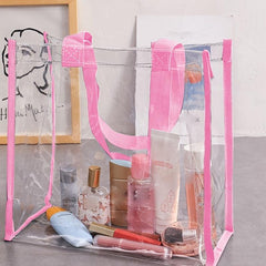 Waterproof Beach Toiletry Bag Transparent Makeup Organizer Portable Storage