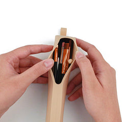 Silicone Makeup Brush Holder Travel Case Cosmetic Bag