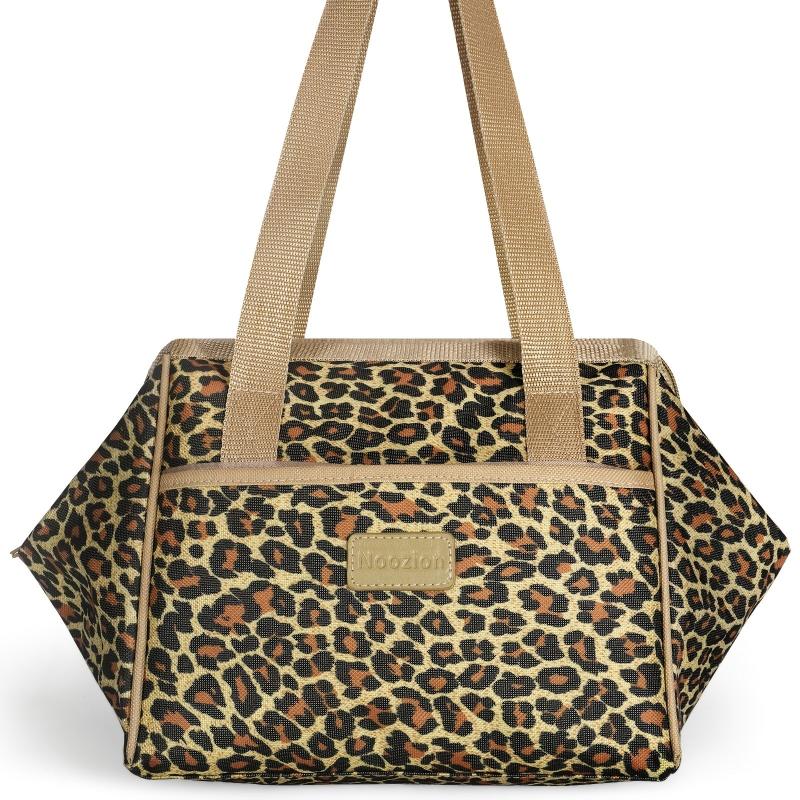 Leopard Print Makeup Bag Portable Cosmetic Pouch Travel Organizer