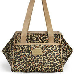 Leopard Print Makeup Bag Portable Cosmetic Pouch Travel Organizer