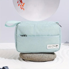 Portable Toiletry Wash Bag Lightweight Zipper Makeup Organizer