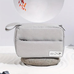 Portable Toiletry Wash Bag Lightweight Zipper Makeup Organizer