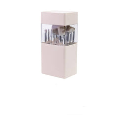 Makeup Brush Holder Organizer with Lid Portable Waterproof Dustproof