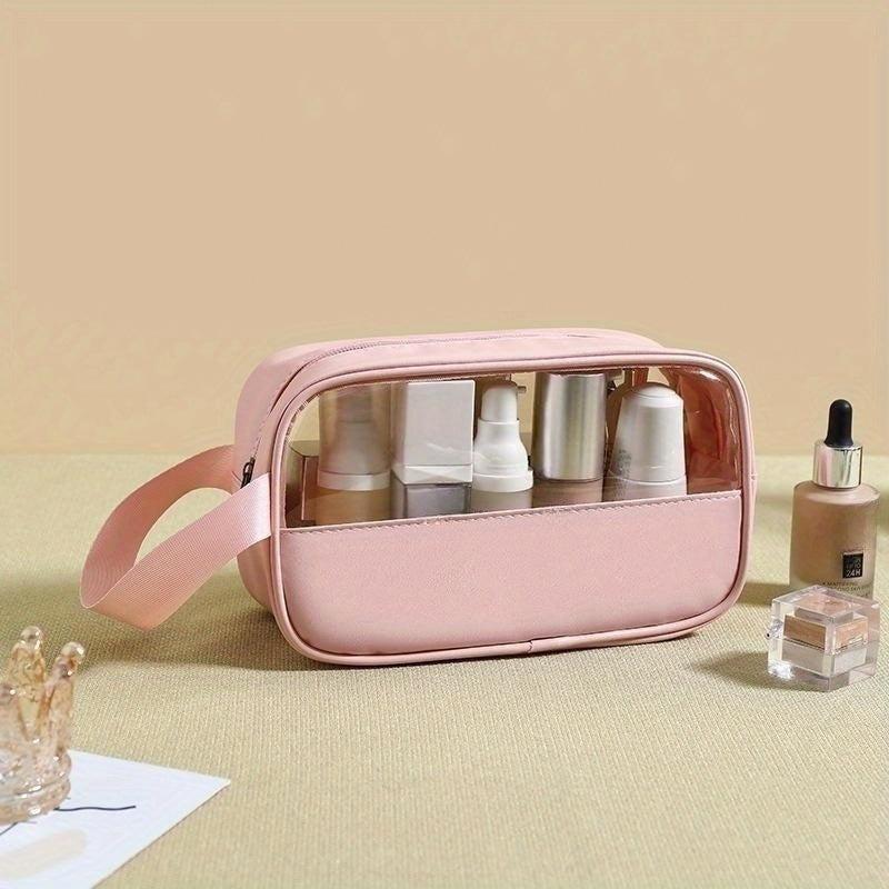 Portable Toiletry Bag Cosmetic Storage with Handle Lightweight Makeup Organizer