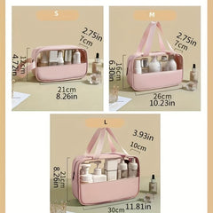 Portable Toiletry Bag Cosmetic Storage with Handle Lightweight Makeup Organizer