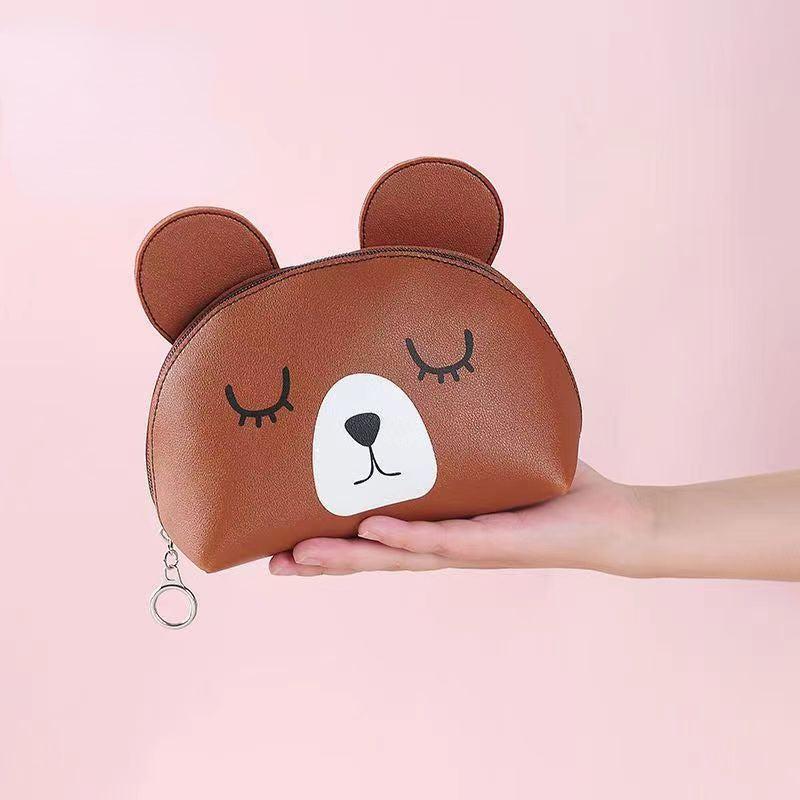 Panda Pattern Toiletry Bag Makeup Coin Purse Waterproof Cosmetic Bag for Women