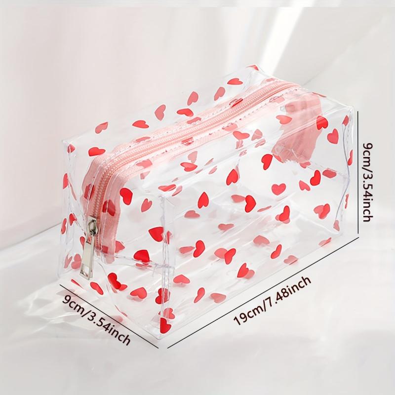 Floral Pattern Cosmetic Bag Water Resistant Toiletry Bag Organizer