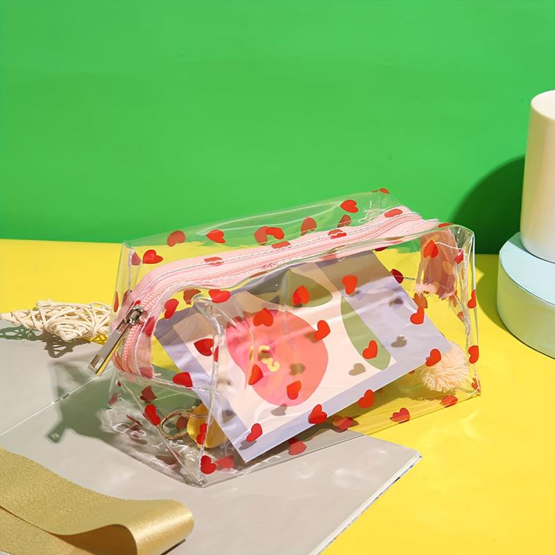 Floral Pattern Cosmetic Bag Water Resistant Toiletry Bag Organizer