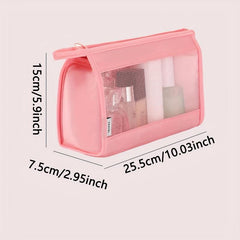 Large Waterproof Makeup Bag Portable Travel Storage Pouch Pink