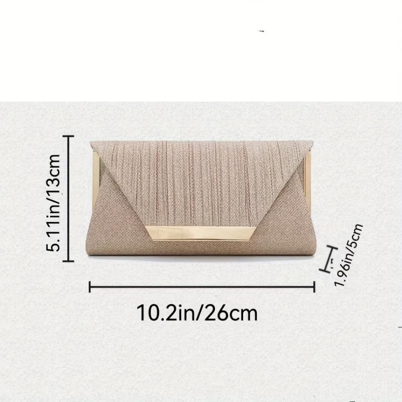 Stylish Envelope Evening Bag with Chain