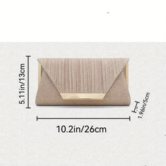 Stylish Envelope Evening Bag with Chain