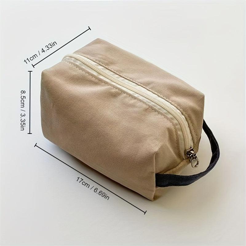 Square Makeup Bag Travel Toiletry Organizer for Skincare & Cosmetics