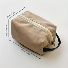 Square Makeup Bag Travel Toiletry Organizer for Skincare & Cosmetics