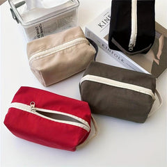 Square Makeup Bag Travel Toiletry Organizer for Skincare & Cosmetics