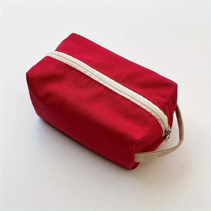 Square Makeup Bag Travel Toiletry Organizer for Skincare & Cosmetics