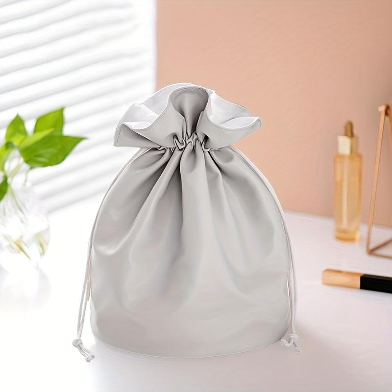 Portable Drawstring Cosmetic Bag Waterproof Travel Toiletry Bag