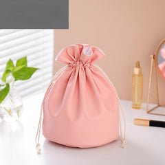 Portable Drawstring Cosmetic Bag Waterproof Travel Toiletry Bag