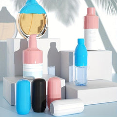 8 Pack Leak Proof Travel Container Sleeves for Toiletry Bottles