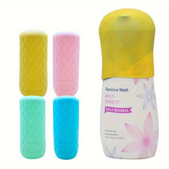 8 Pack Leak Proof Travel Container Sleeves for Toiletry Bottles