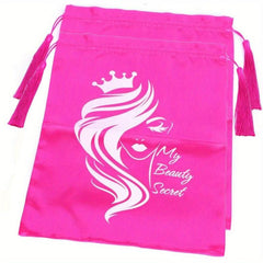 Large Hair Storage Bags with Drawstring for Extensions Bundles Wigs