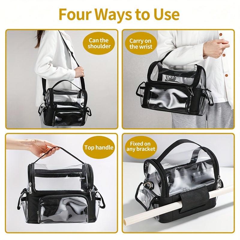 Makeup Brush Bag Stand Up Dust Large Capacity Makeup Brush Holder