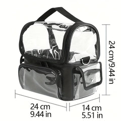 Makeup Brush Bag Stand Up Dust Large Capacity Makeup Brush Holder