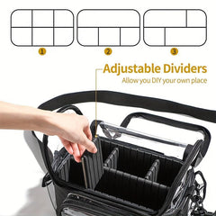 Makeup Brush Bag Stand Up Dust Large Capacity Makeup Brush Holder