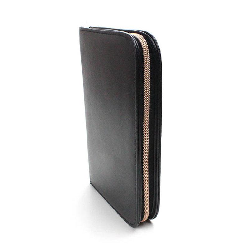 12 Holes Makeup Brush Holder Zipper Bag Organizer