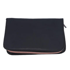 12 Holes Makeup Brush Holder Zipper Bag Organizer