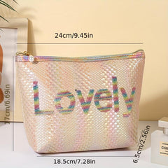 Sequins Makeup Bag Portable Travel Cosmetic Organizer