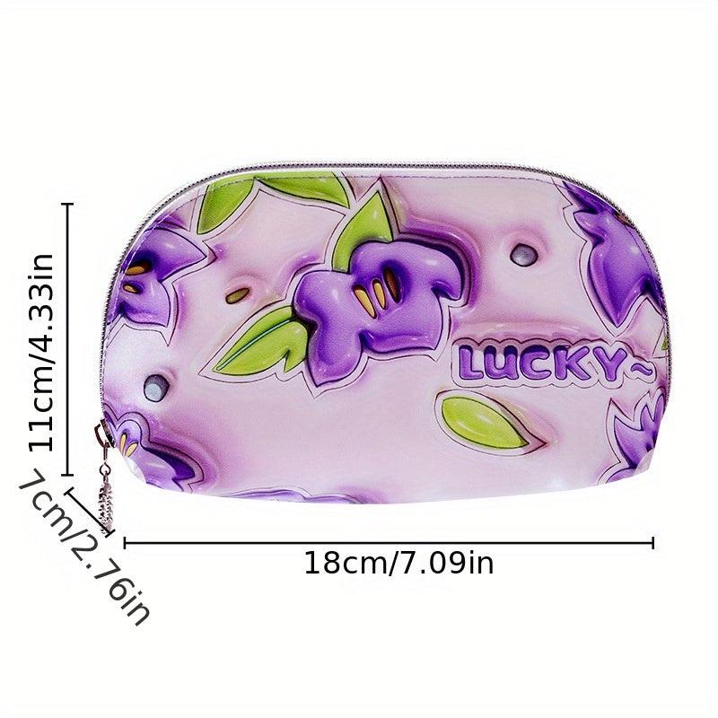 Cartoon Makeup Bag Toiletry Bag For Women Small Travel Makeup Pouch