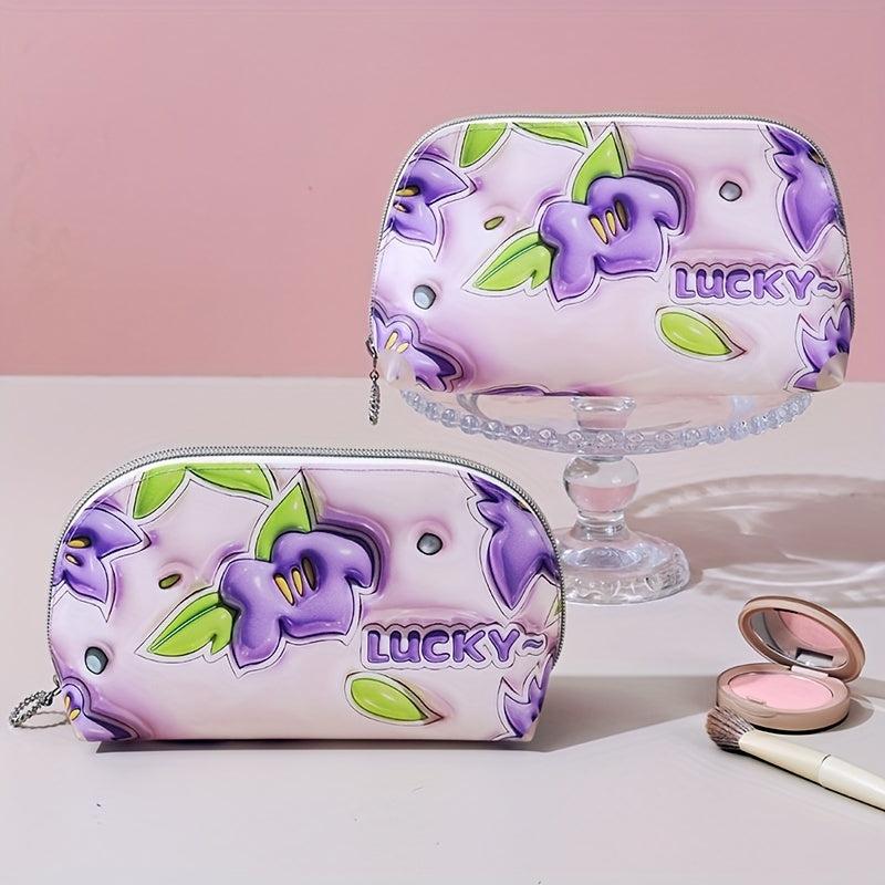 Cartoon Makeup Bag Toiletry Bag For Women Small Travel Makeup Pouch