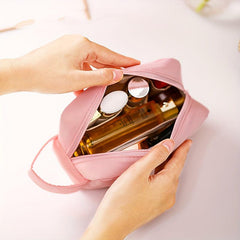 2pcs Travel Makeup Bag Cosmetic Case For Women And Girls