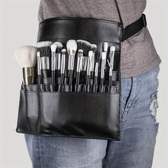 Professional PU Cosmetic Makeup Brushes Holder Large Capacity