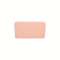 Silicone Makeup Bag Zipper Roomy Makeup Brush Holder Organizer